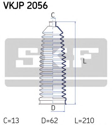 VKJP 2056 SKF - Пильовик привідного валу1